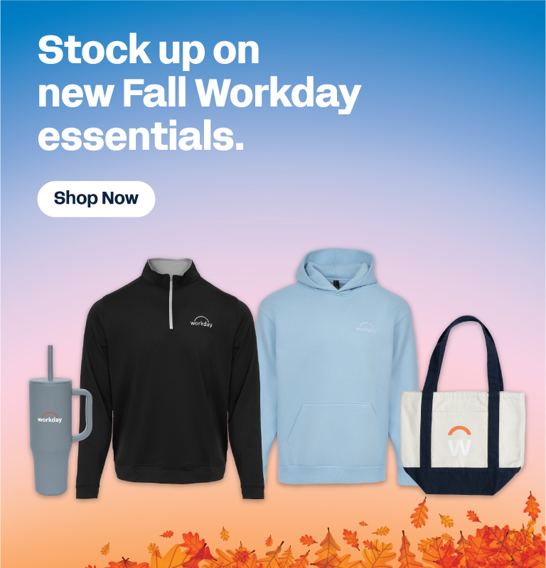 Hero banner featuring new Workday products.