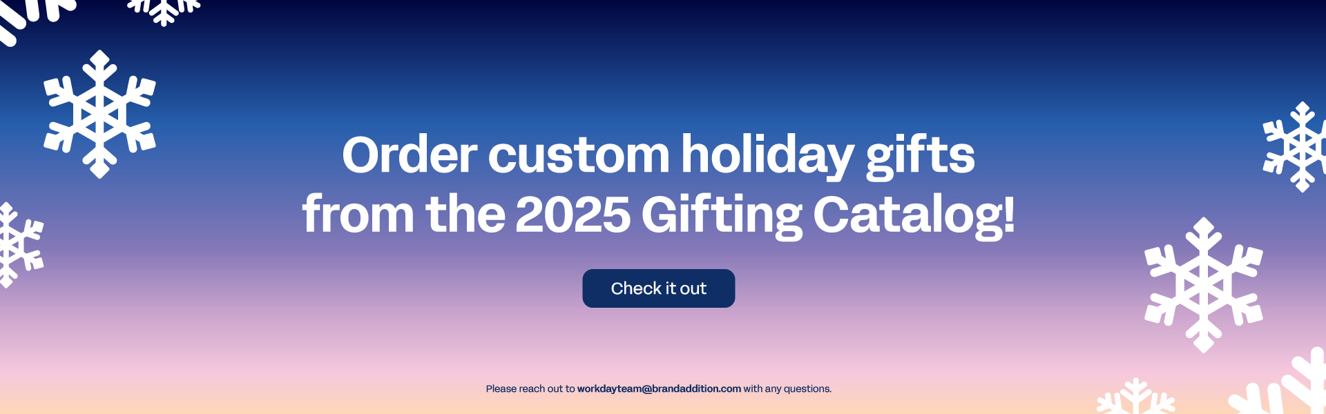 Workday holiday sidekick banner.
